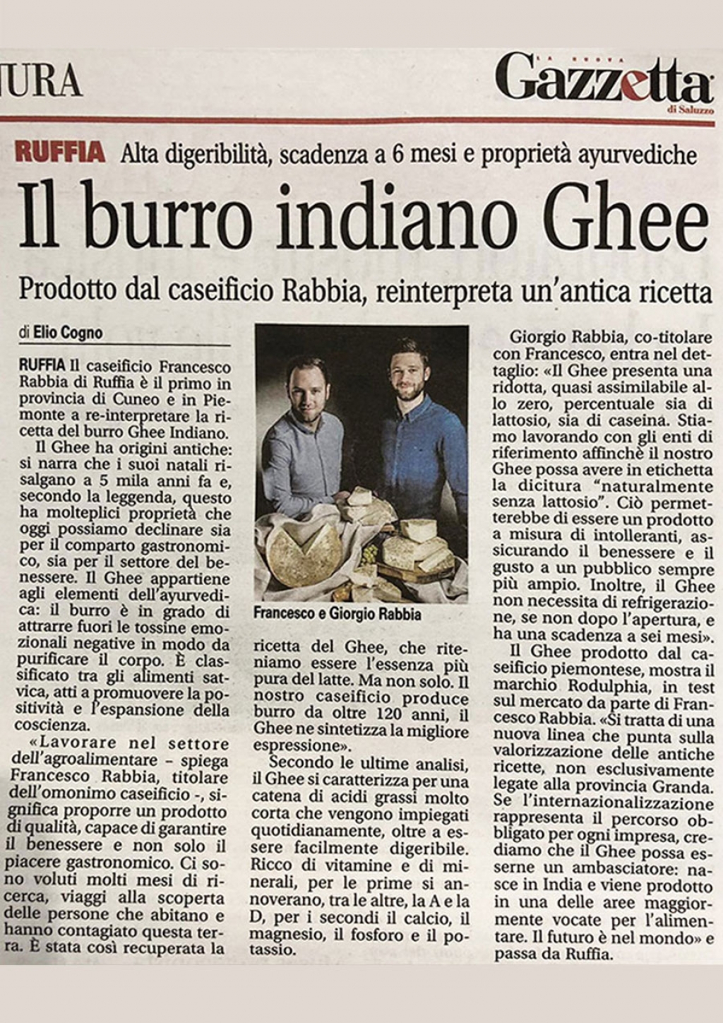 Da Il Corriere di Saluzzo